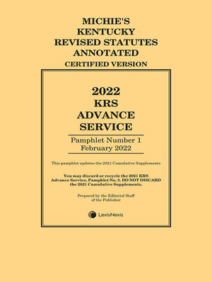 cover image of Kentucky Advance Service
